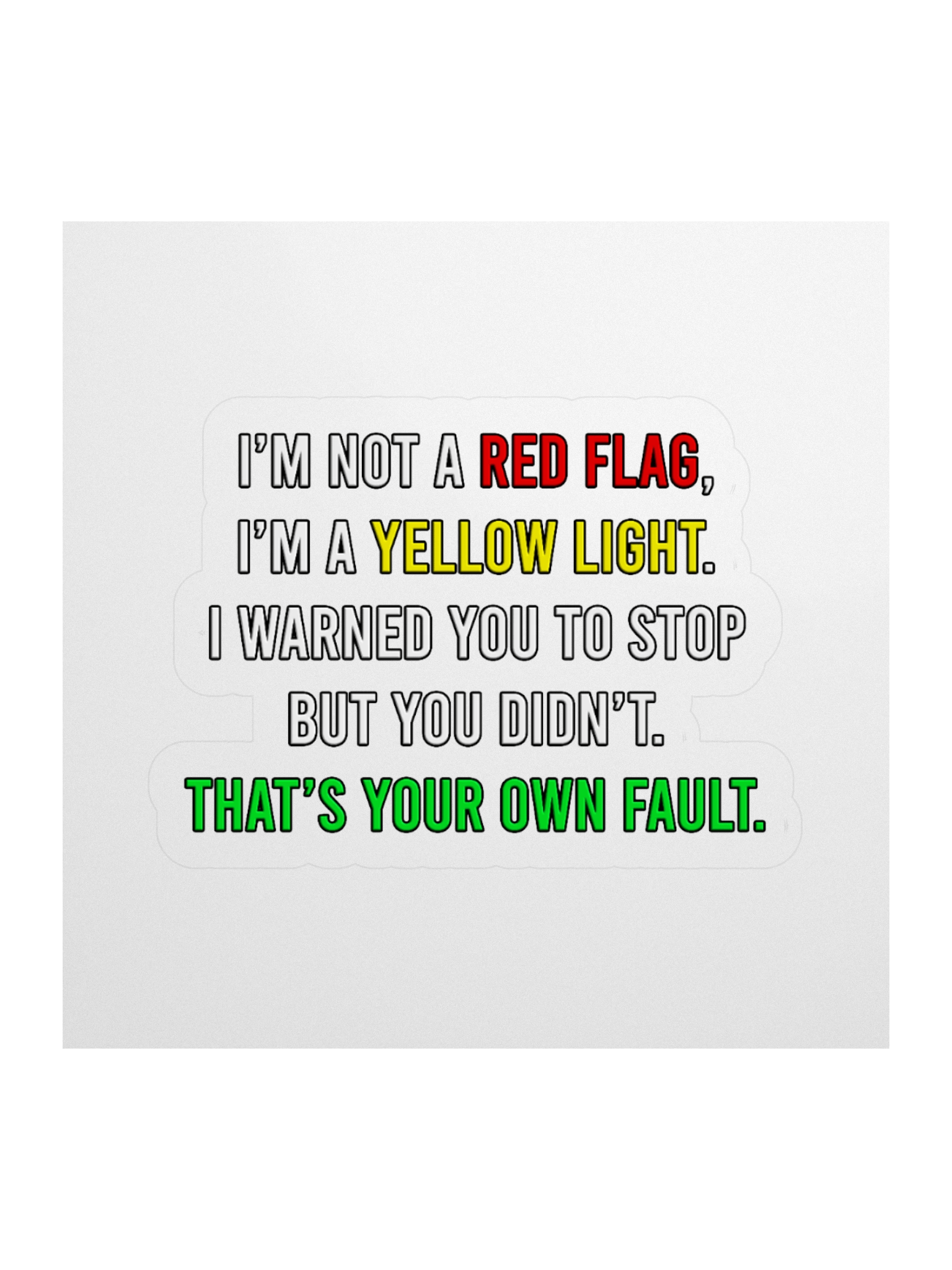 Red Light - Sticker product image (1)