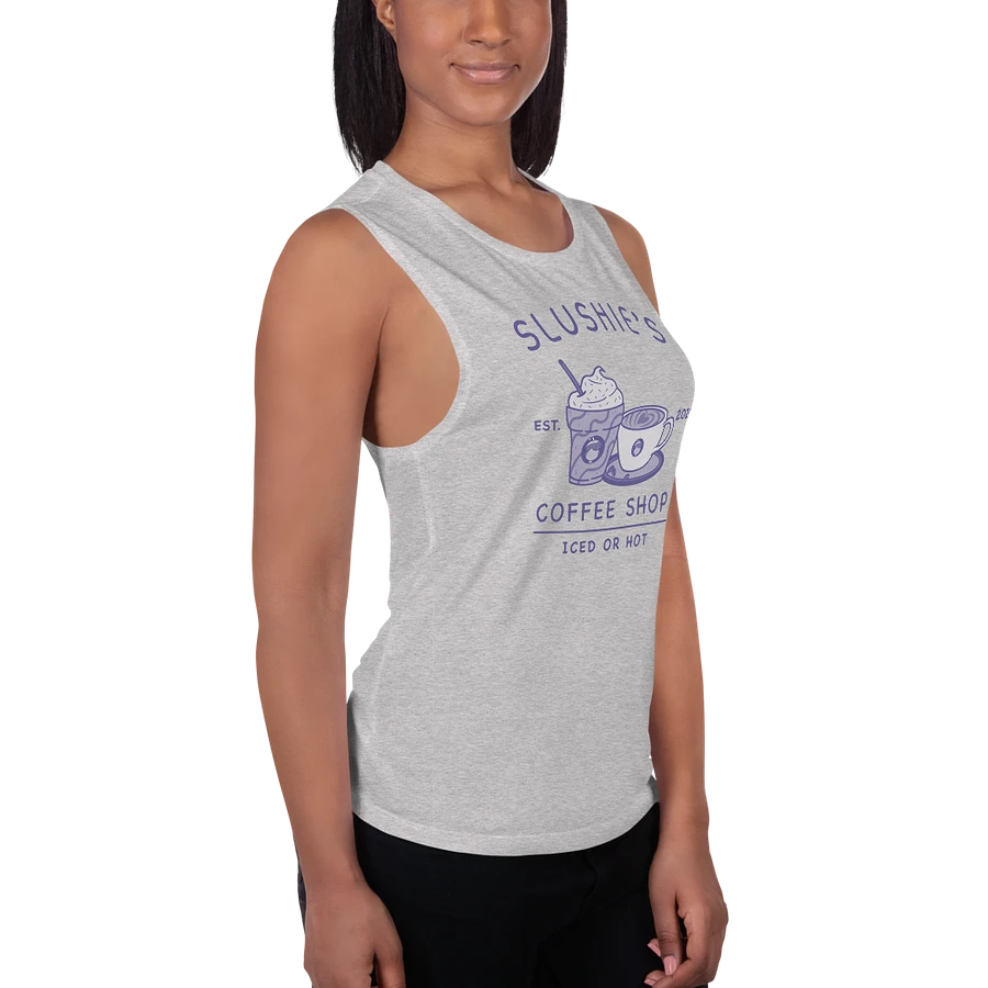 Slushie's Coffee Shop (Purple) | Women's Muscle Tank product image (4)