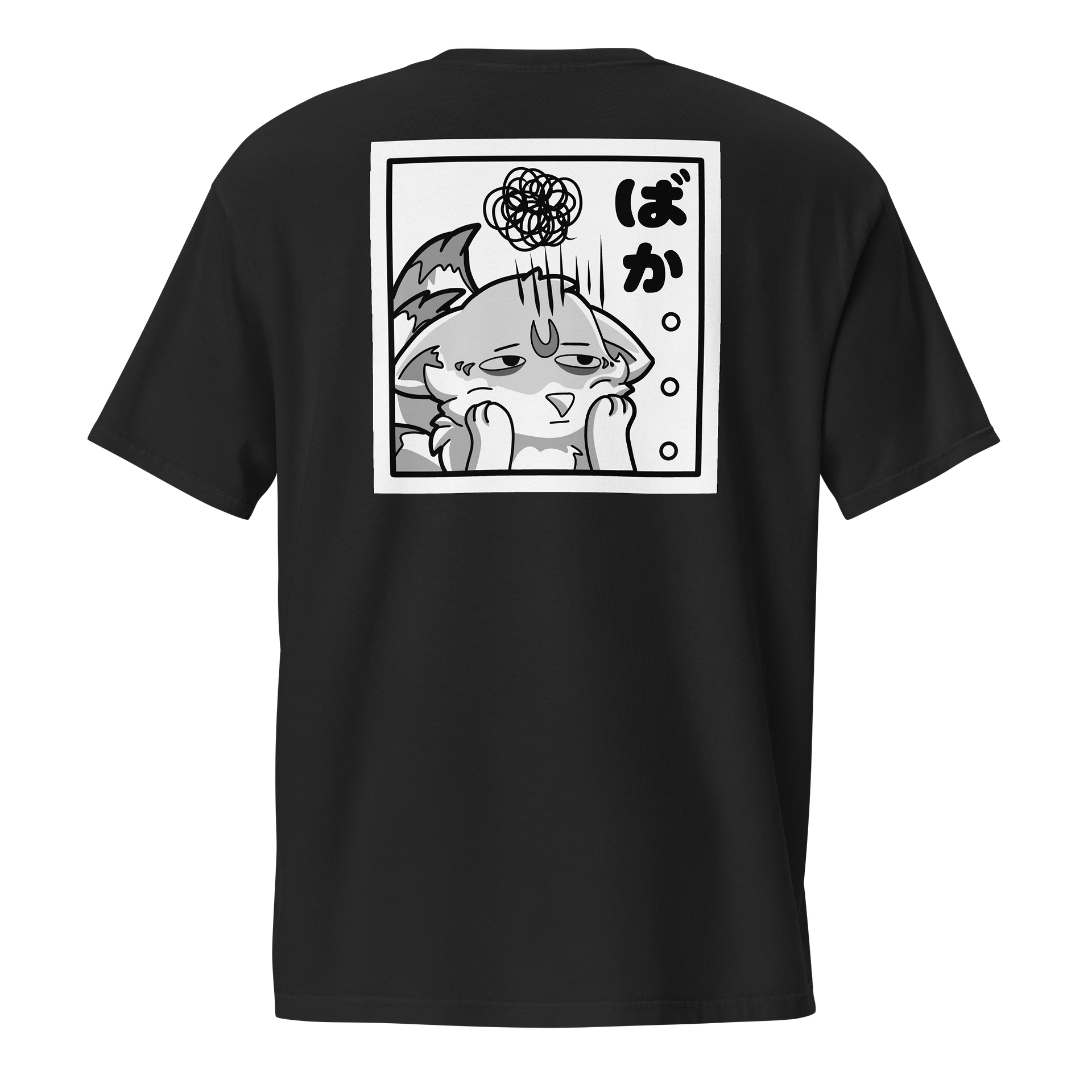“BAKA” Kitsune Oversized Tee w/ pocket product image (1)
