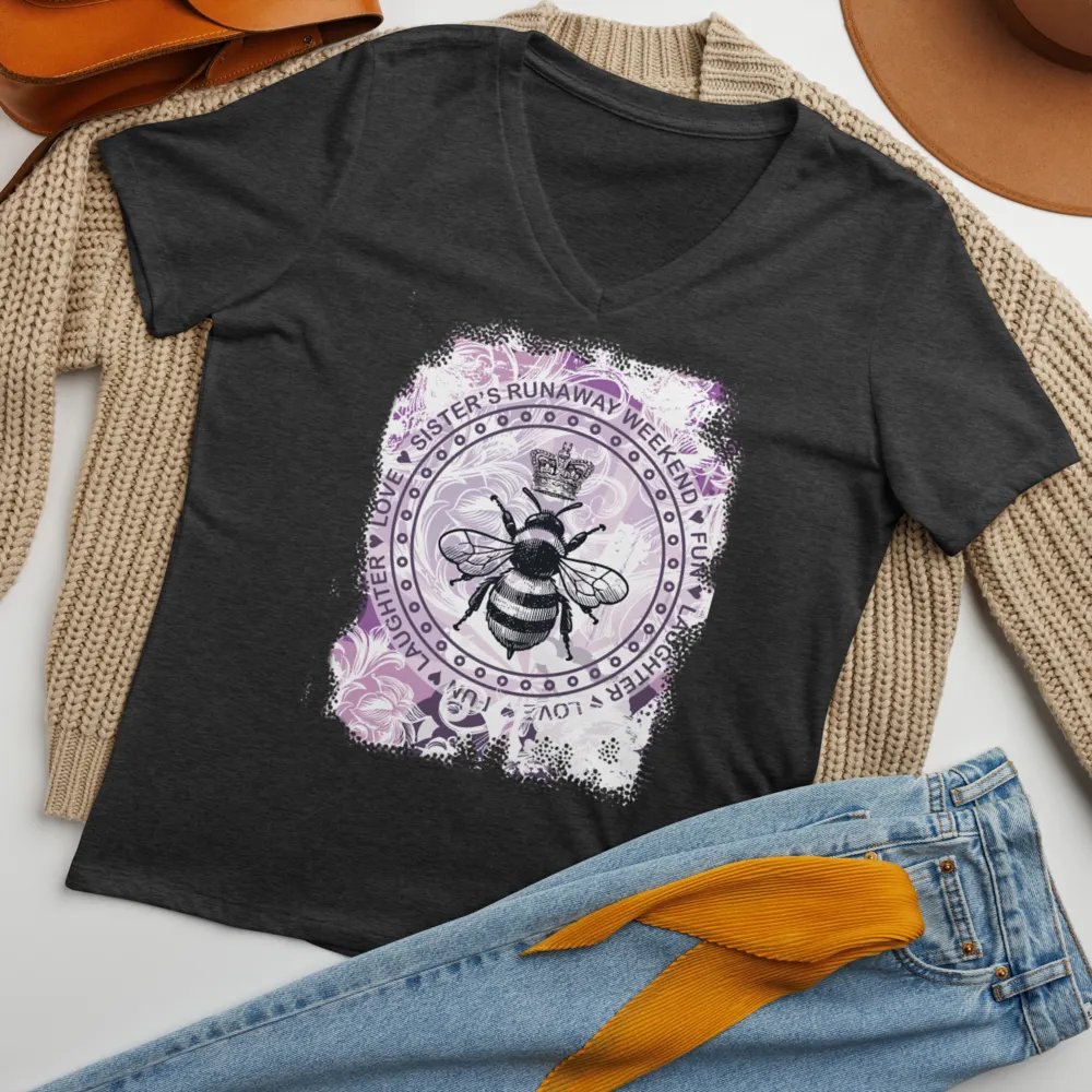 Queen Bee Sister's V-Neck Tee product image (34)