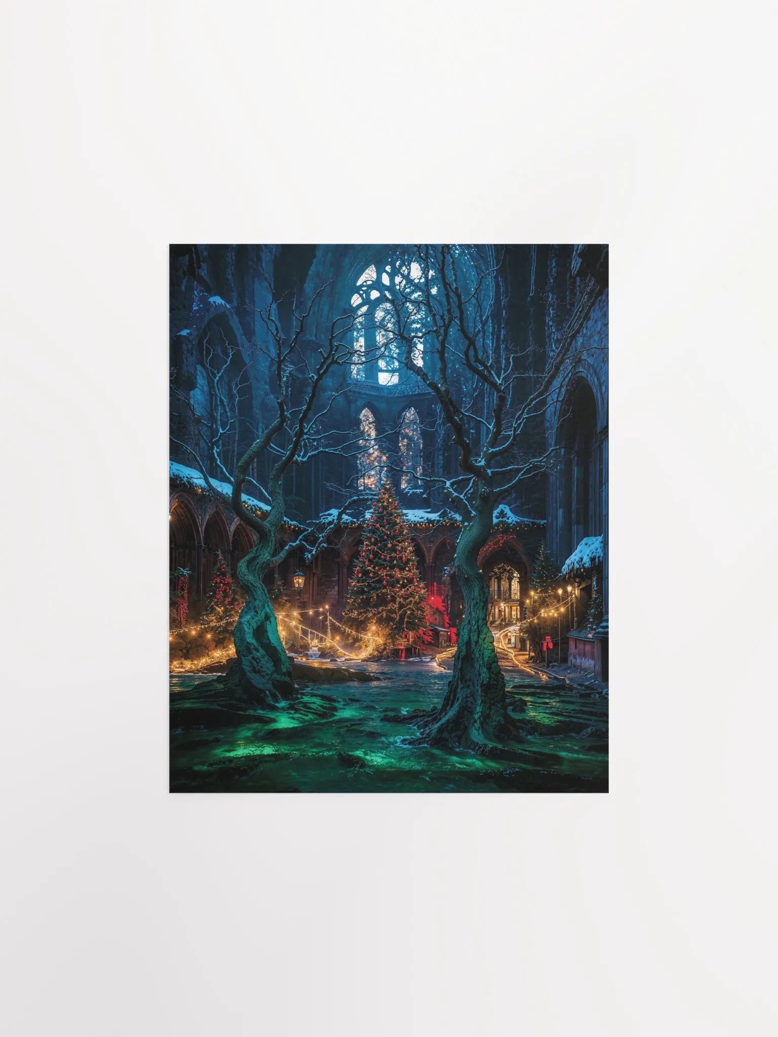 Gothic Christmas Cathedral Poster product image (5)