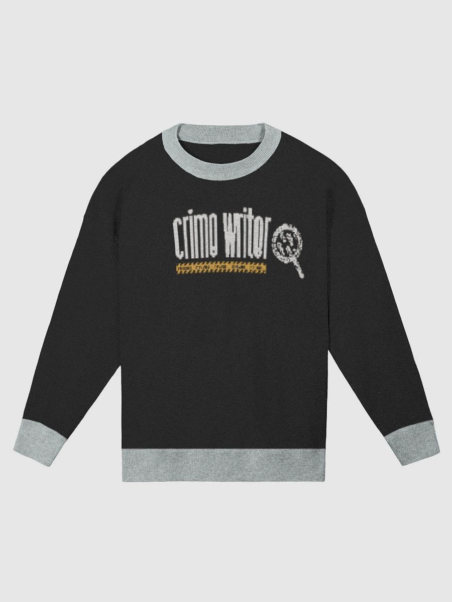 Black Crime Writer Sweater product image (1)