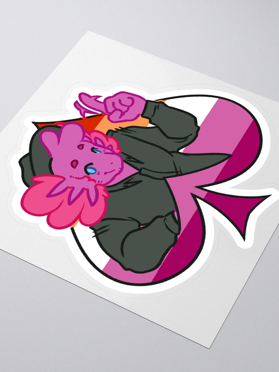 Lesbian in Spades | Kiss-Cut Sticker product image (3)