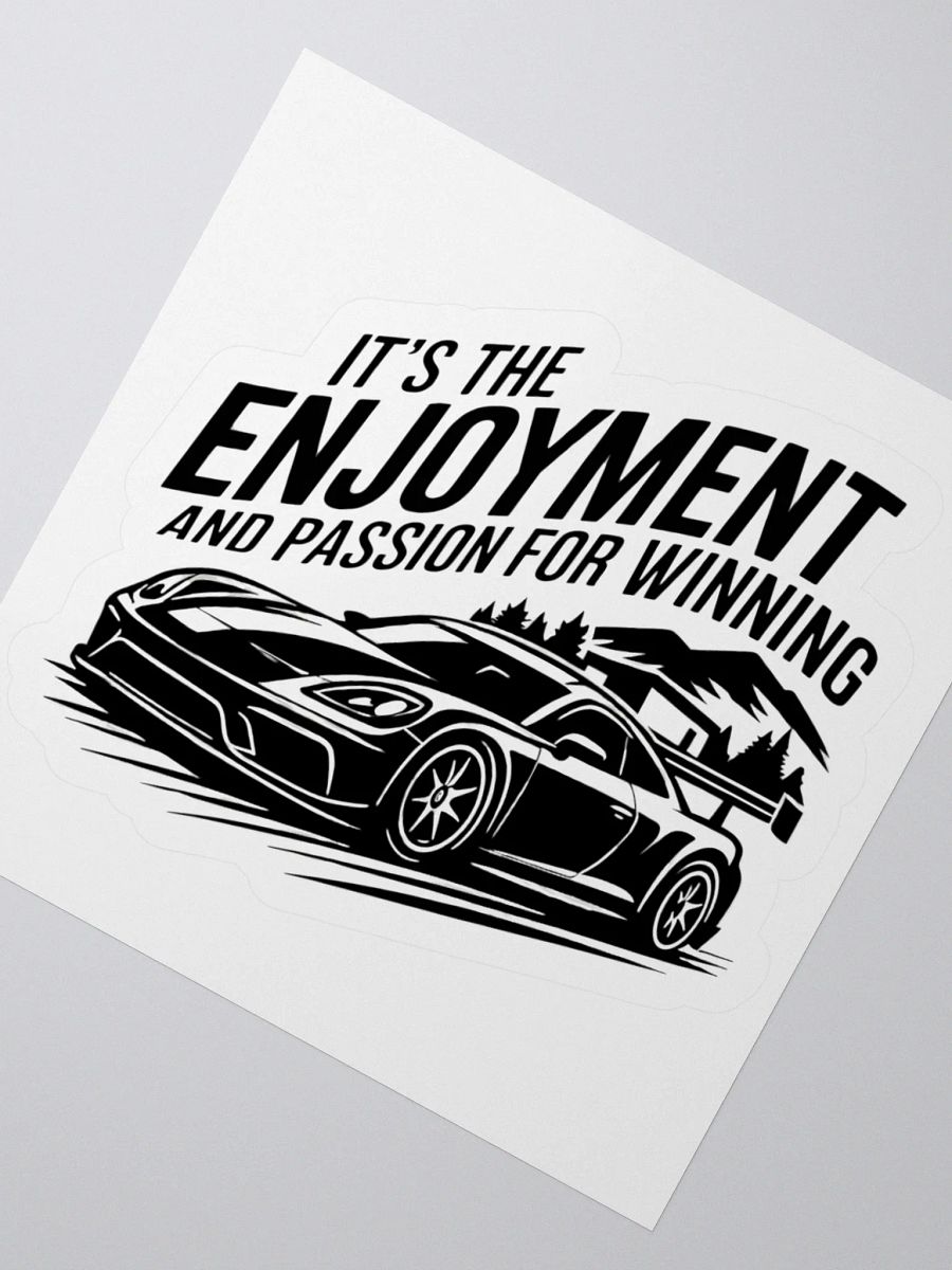 It’s the enjoyment and passion for winning – GT3 Kiss Cut Sticker product image (5)