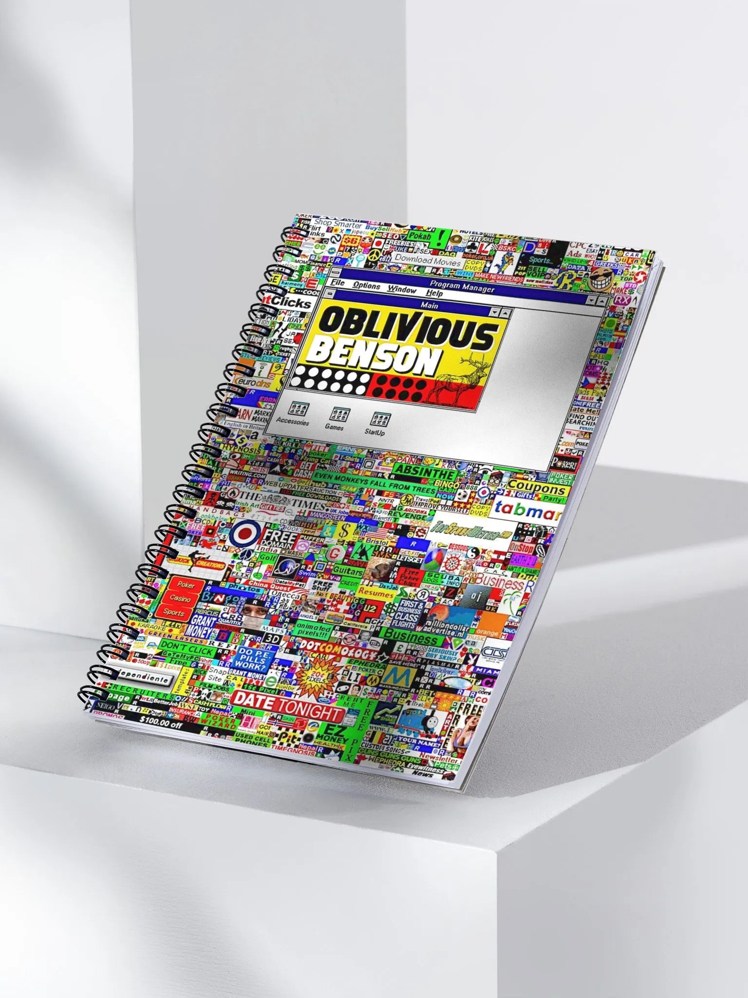 OB 1990's Internet Spiral Notebook product image (3)