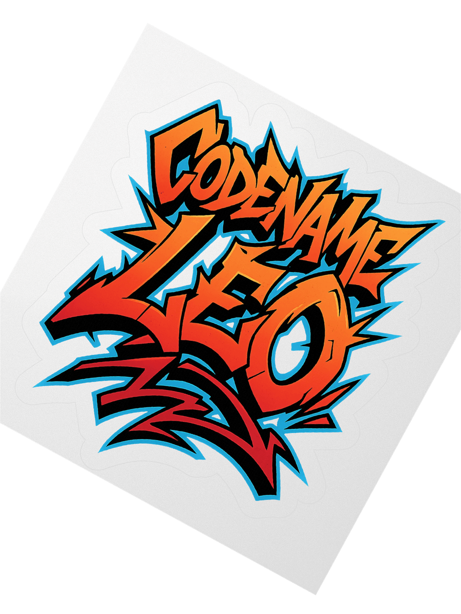 Graffiti Style Codename Leo Stickers product image (6)