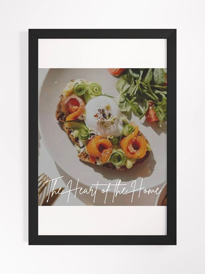 Art Food Framed High-Quality Matte Poster (in) product image (1)