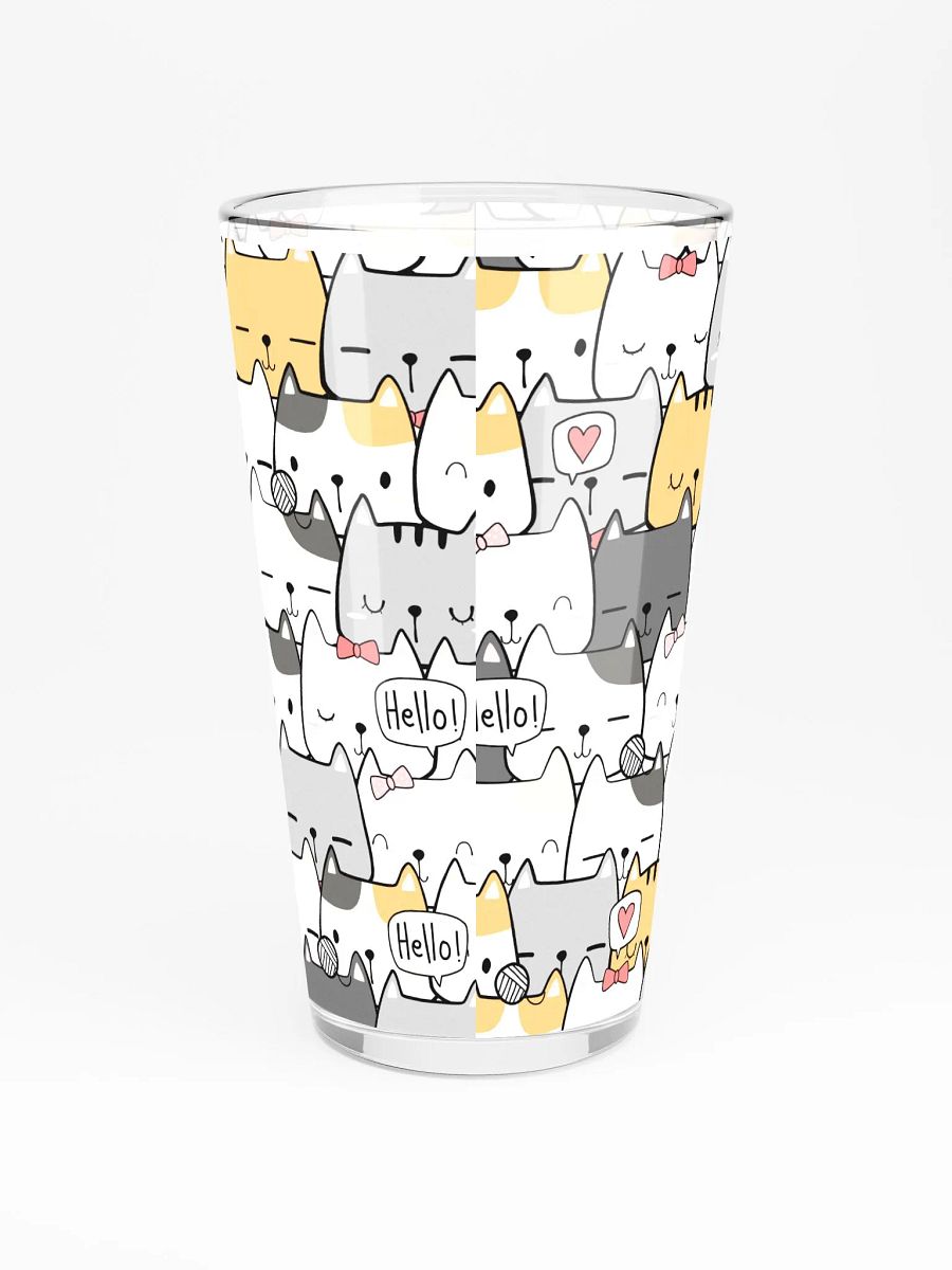 Hello Kitty Cat Party Pint Glass product image (3)