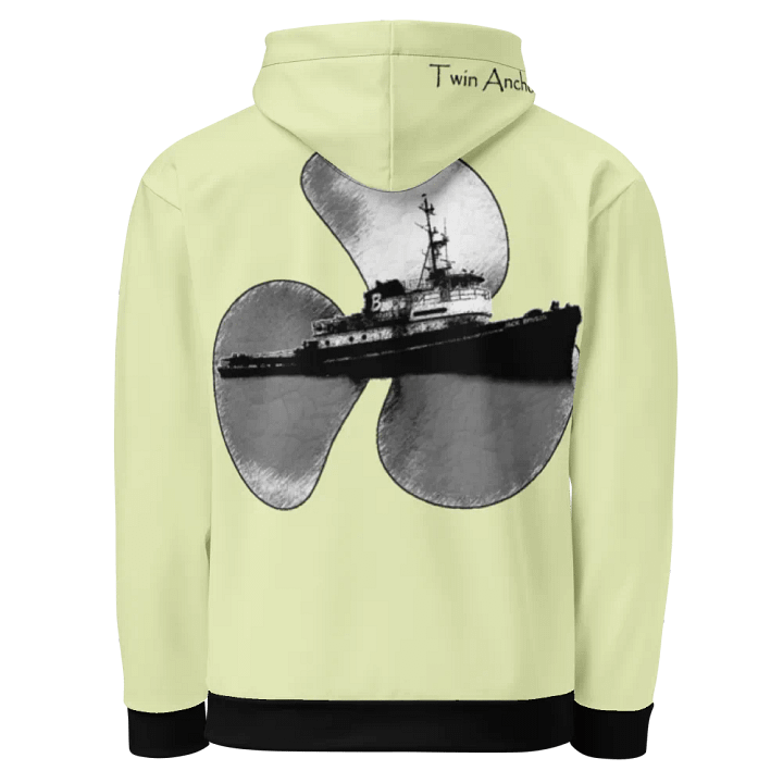 snow flurry Three blade prop & Jack tug Hoodie product image (1)