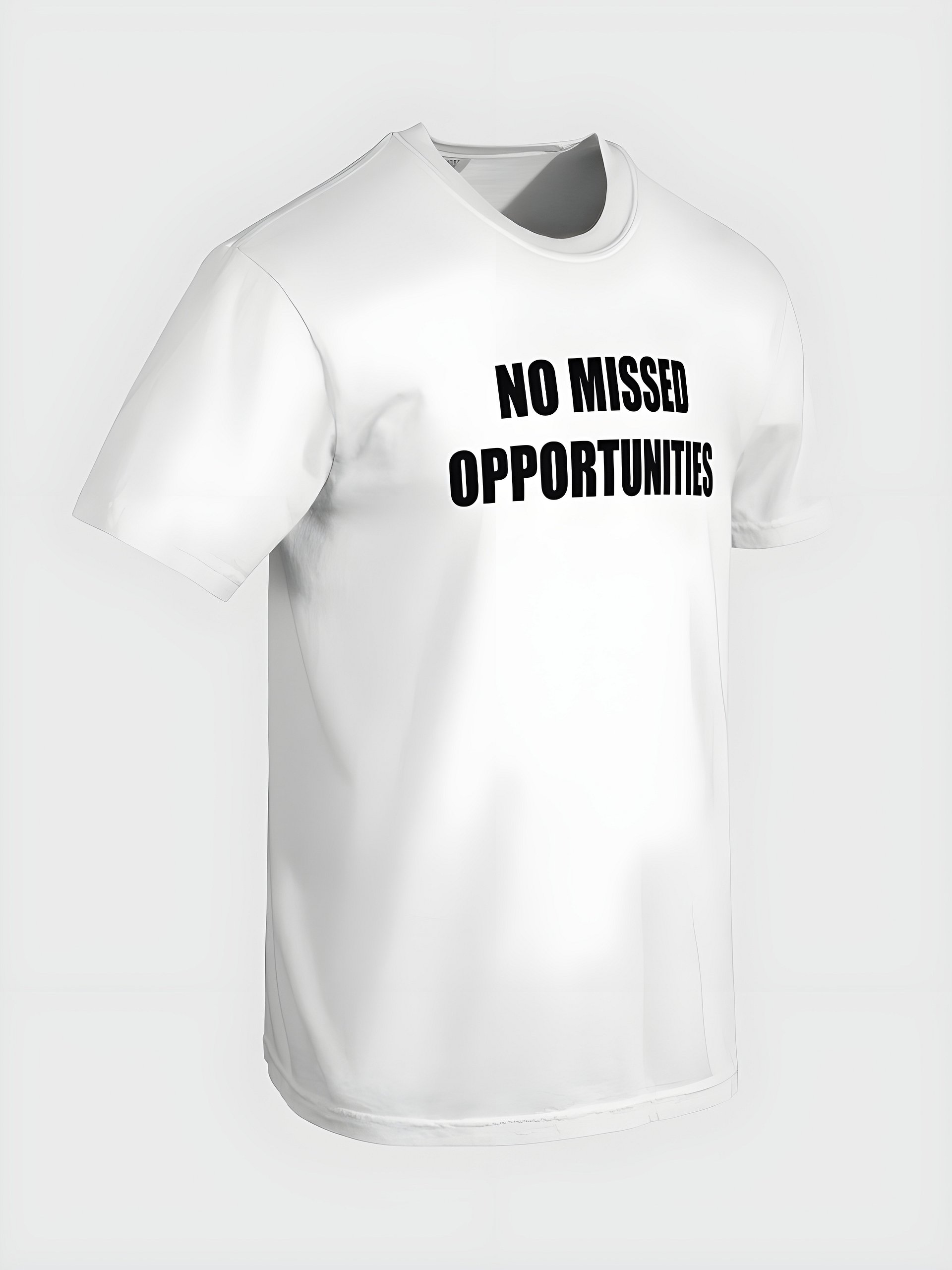 No Missed Opportunities T-Shirt (Dark Text) product image (4)