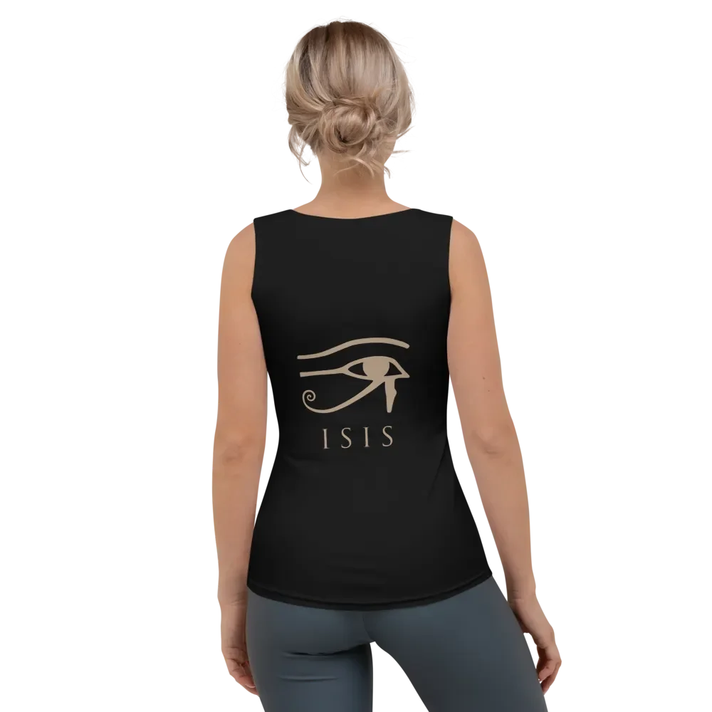 Isis Black All-Over Print Tank Top product image (2)