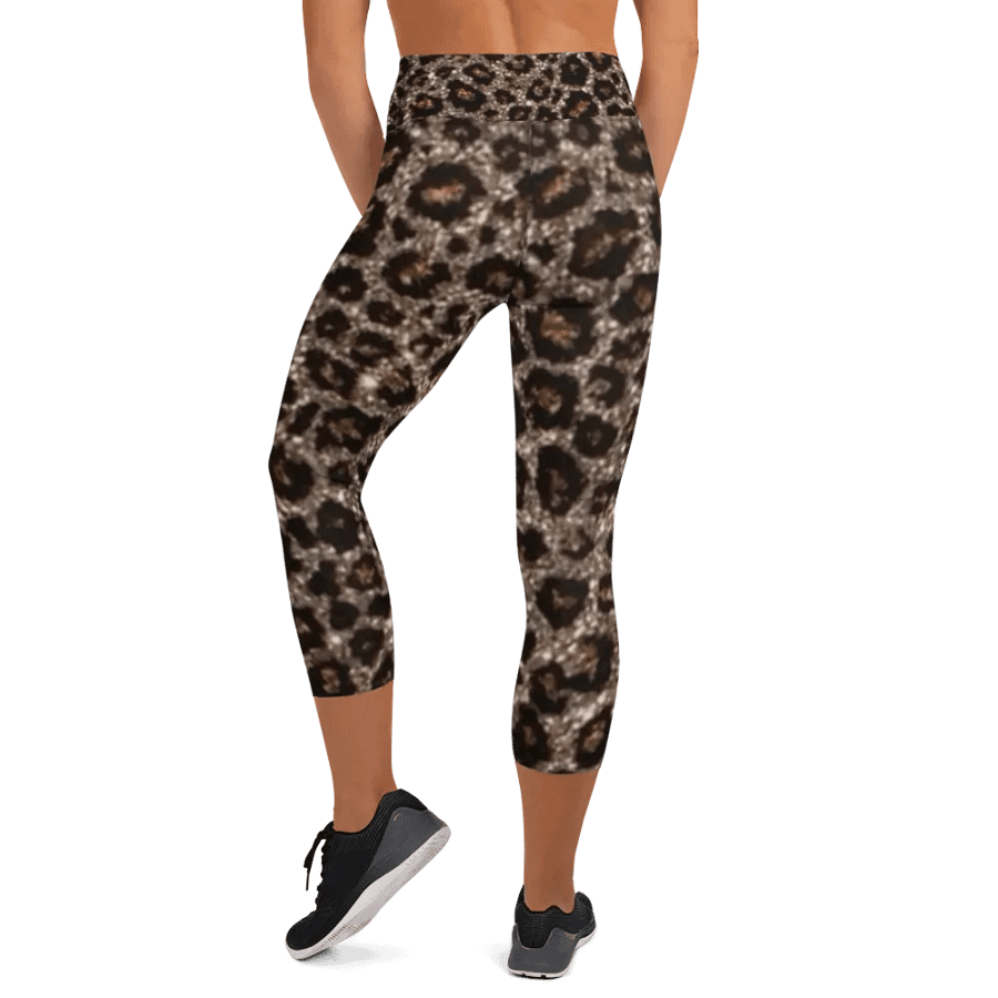 Leopard Print 90s Yoga Capri Leggings product image (5)