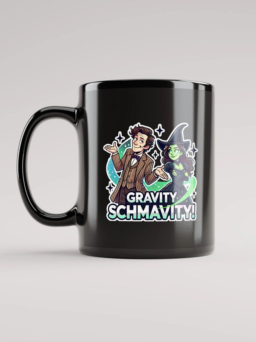 Defying Gravity Schmavity Mug – Black Glossy Doctor Who x Wicked Coffee Cup product image (6)