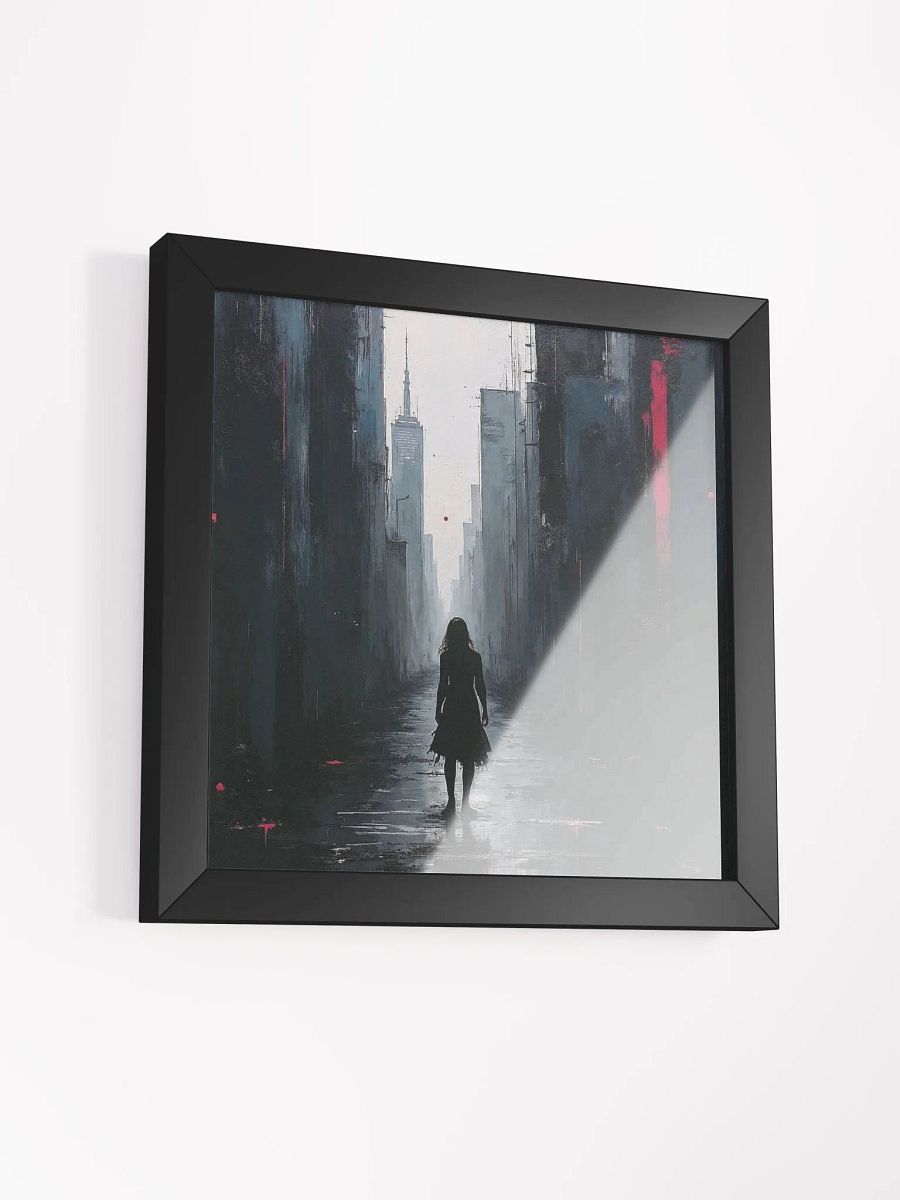Lone Descent Framed Print product image (24)