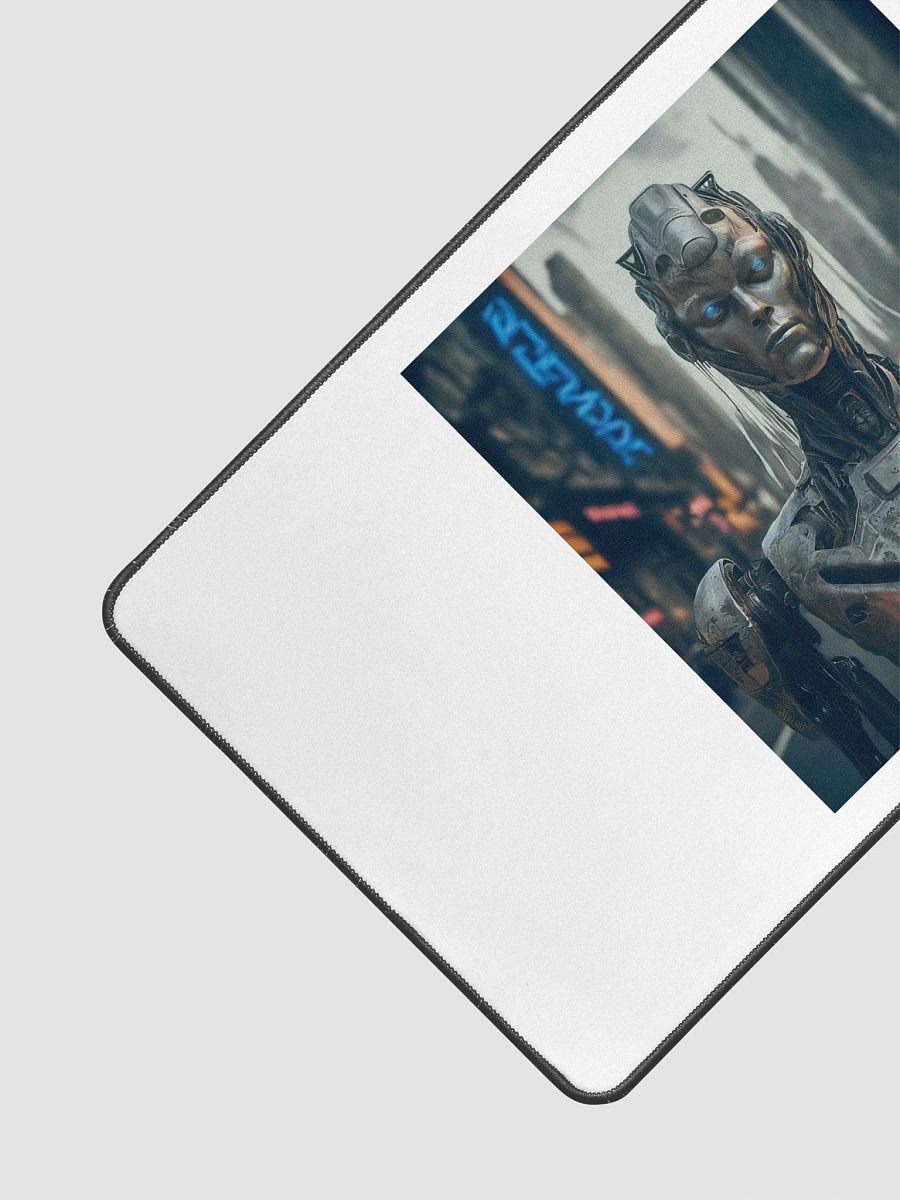 Neon Cyborg City Desk Mat product image (3)