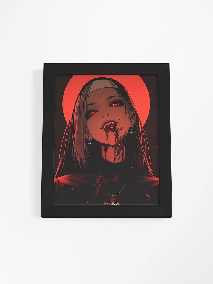 Bloody Vampire Glow Framed Poster product image (1)