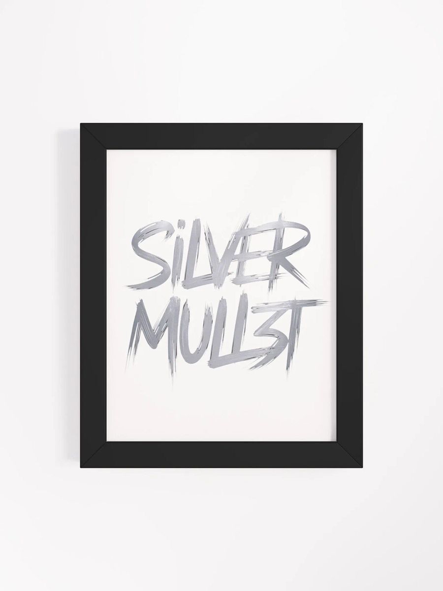 SILVERMULL3T TEXT POSTER product image (41)
