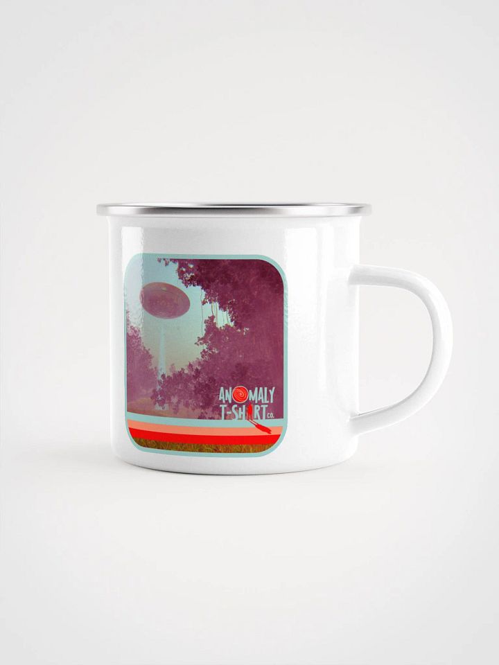 Vintage UFO Beam Enamel Mug product image (2)