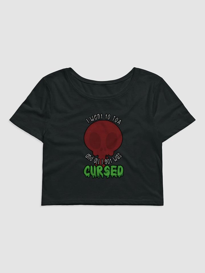 All I Got Was Cursed - Death Knight - Crop Tee product image (2)