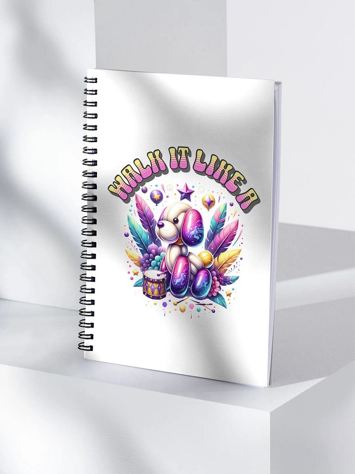 Walk It Like A Dog Vibrant Dream Spiral Notebook product image (1)