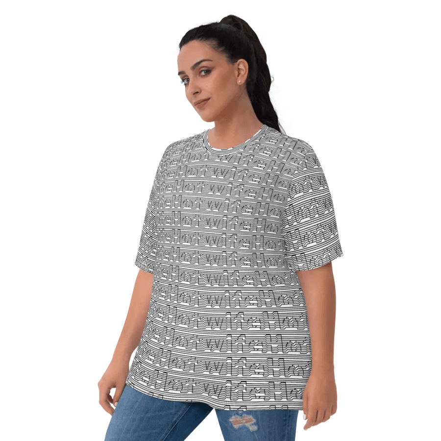 Hotwife Magic 3D illusion print fitted shirt product image (9)