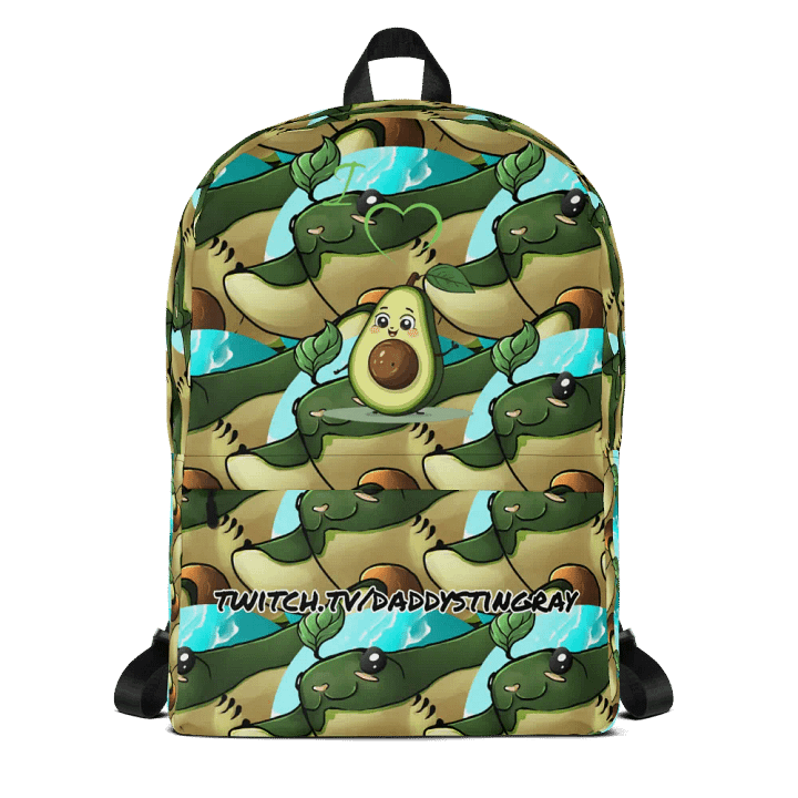 Avocado Adventure All-Over Backpack product image (1)
