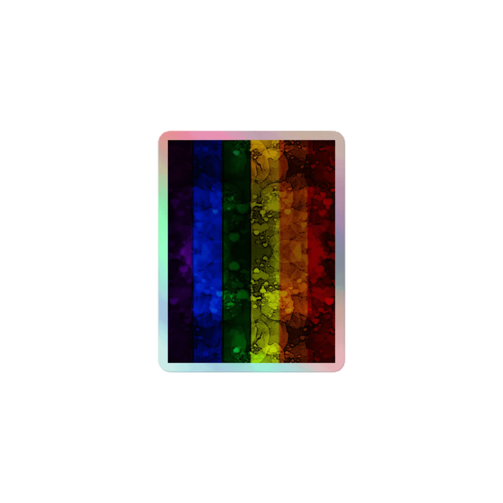Pride Flag Sticker (Textured Variation) product image (1)