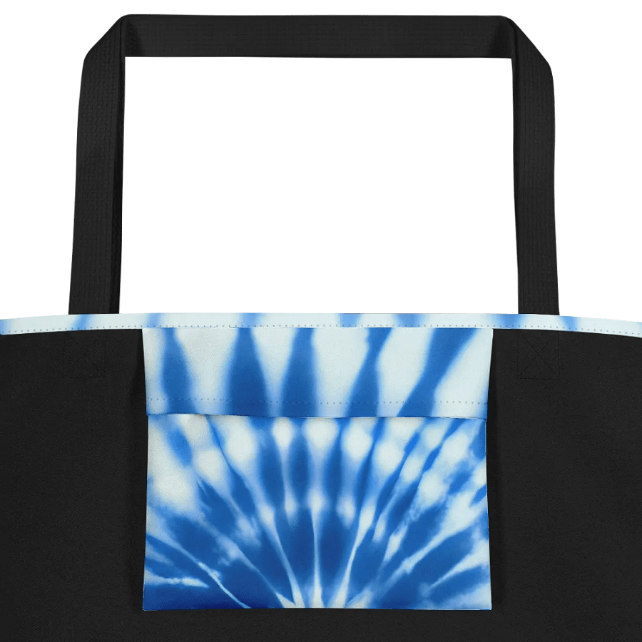 Tie Dye #17 - Blue & White - Tote product image (2)