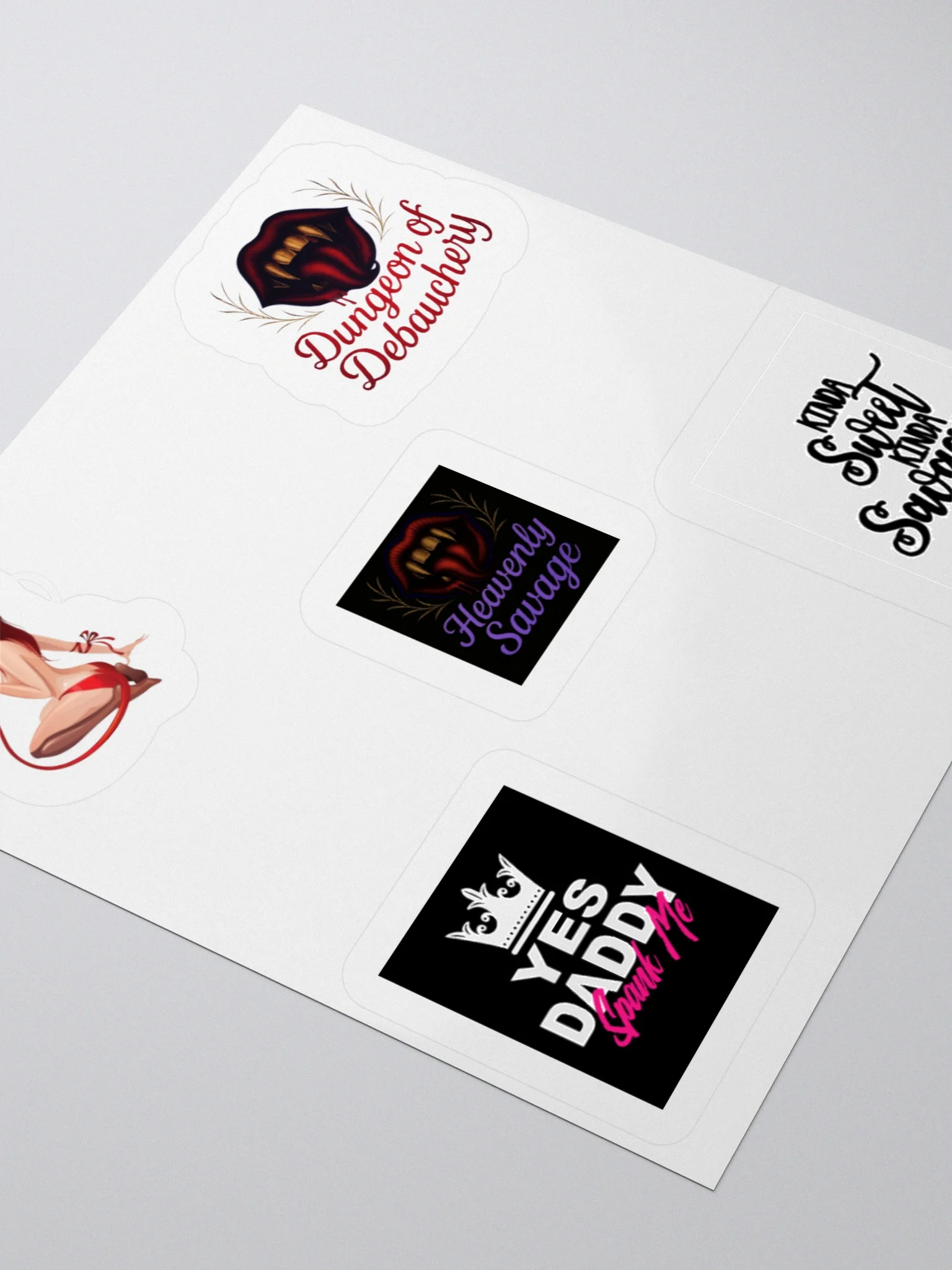 dungeon of debauchery stickers product image (9)