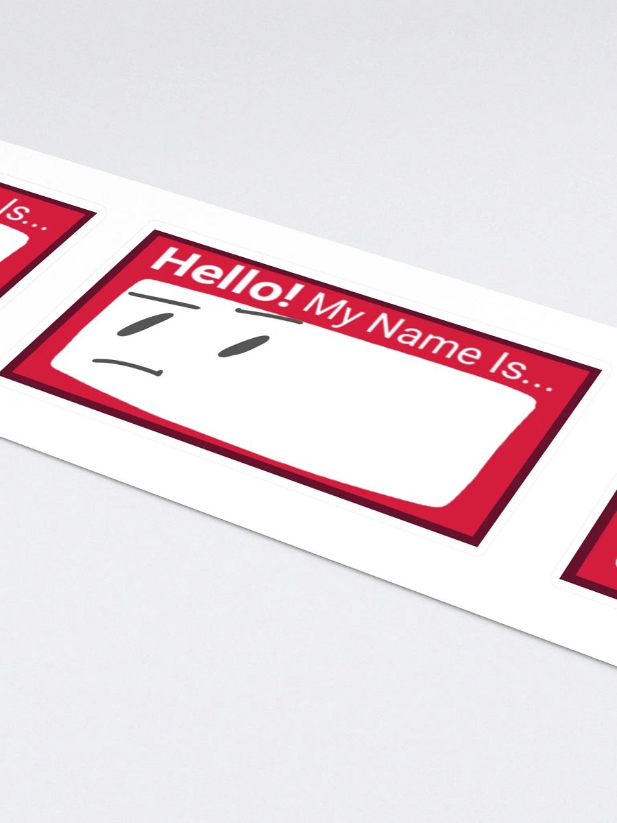 Paul Nametag Stickers product image (4)