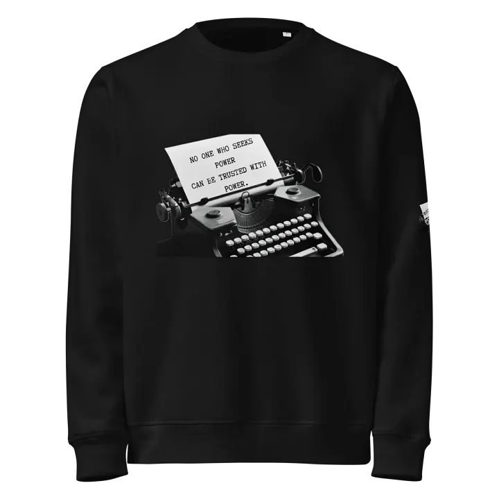 Power Seeker Typewriter Unisex Sweatshirt product image (1)