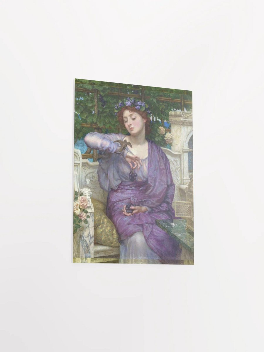 ''Lesbia and her Sparrow'' by Edward John Poynter Poster product image (2)