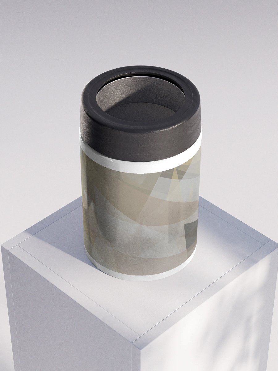 Translucent Triangles Stainless Steel Koozie product image (4)