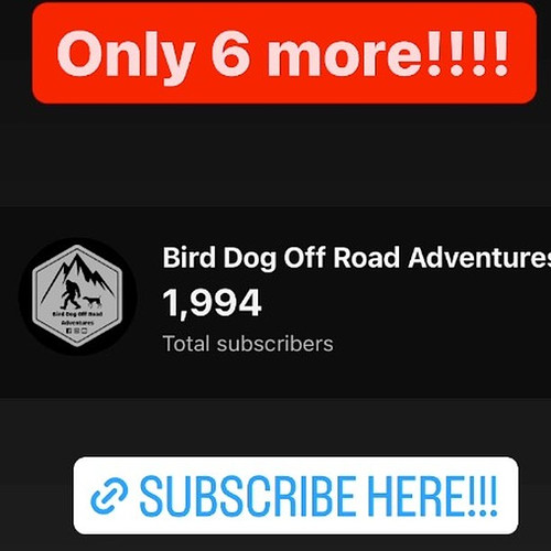 If you like Bronco Content be sure to check out the @birddogoffroadadventures page, and channel lets help him hit 2000before ...