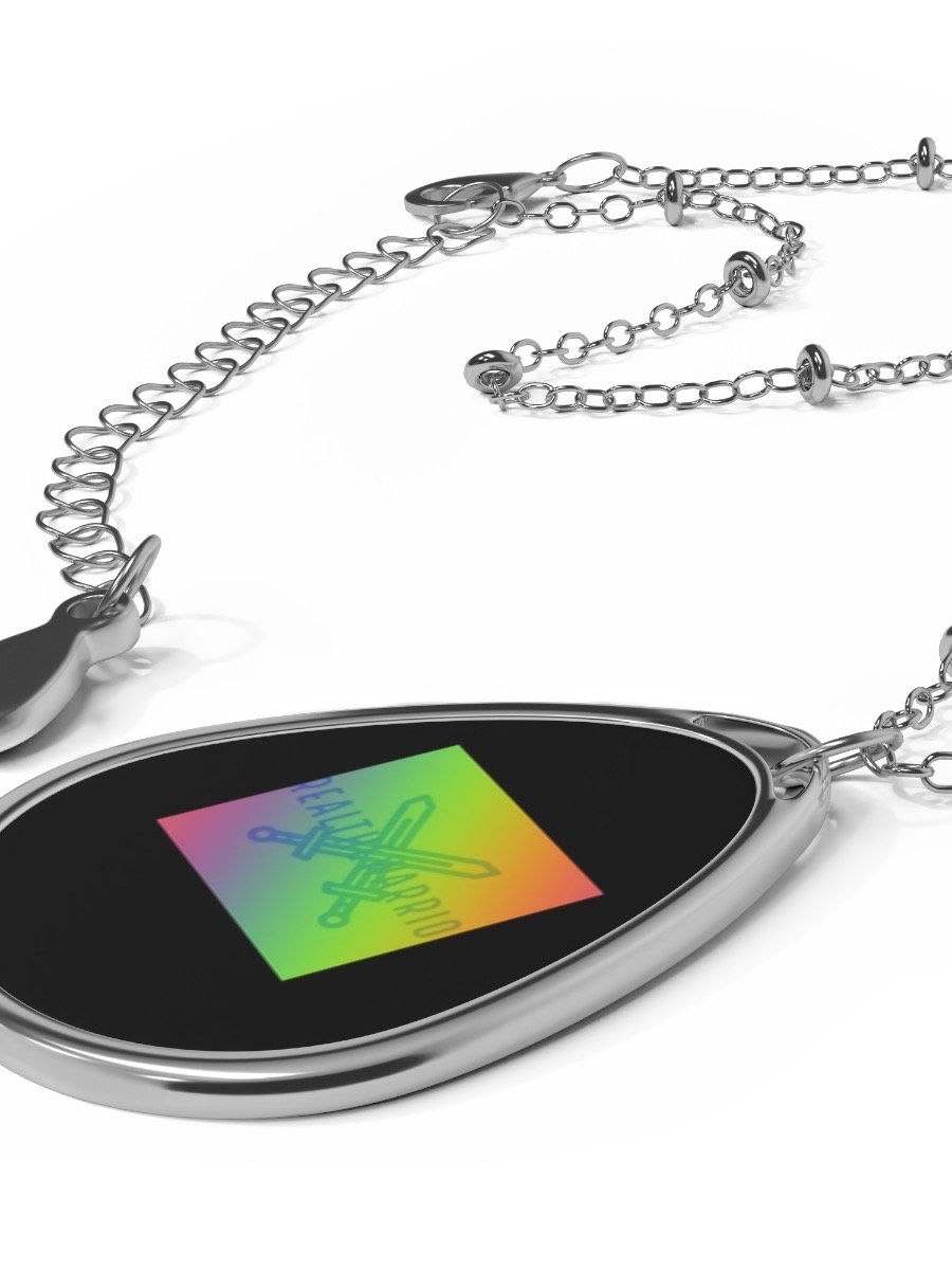 Necklace - Classic TheRealTheWarrior Logo Oval Necklace product image (3)