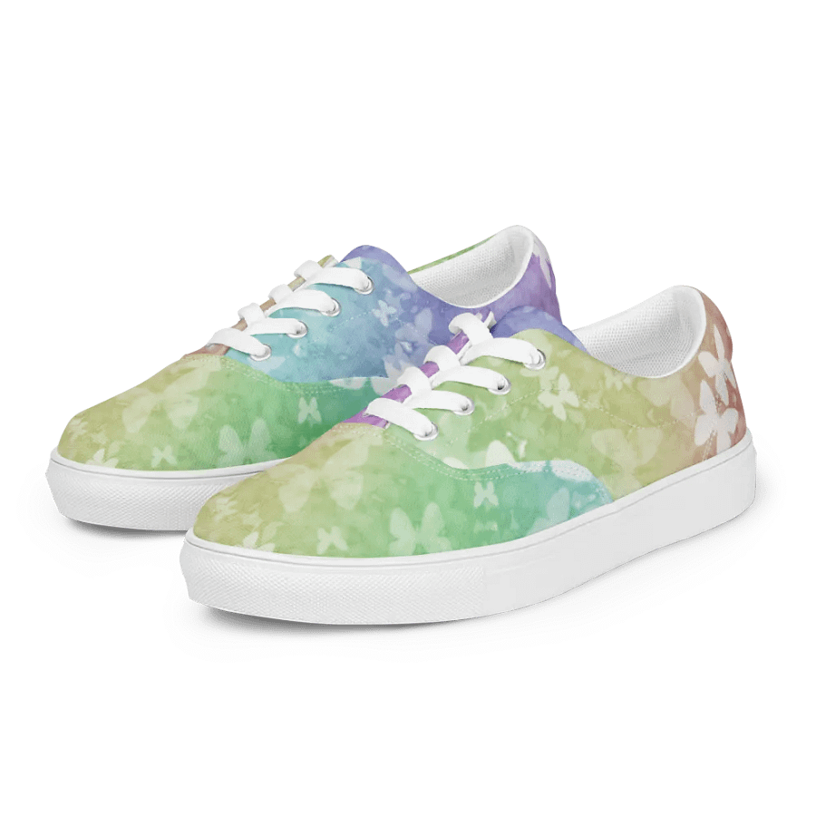 butterfly rainbow frost canvas shoes (womens) product image (6)
