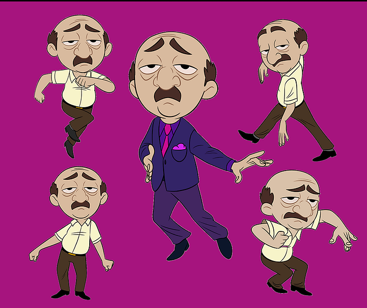 Harut Animated GIF Sticker Bundle — Dances 1 to 5 (Digital Download) product image (1)