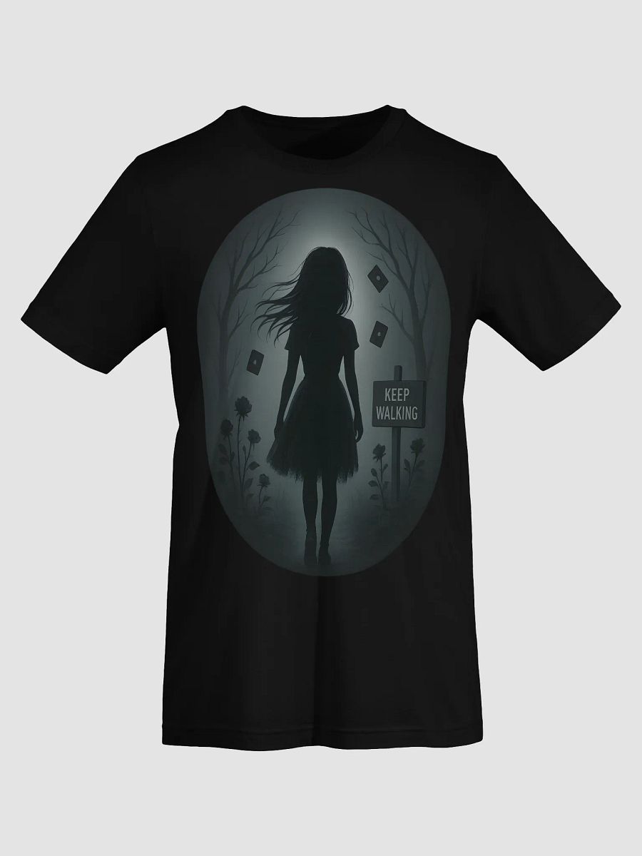 Mystic Teal Forest T-Shirt – Dark Aesthetic Fashion product image (7)