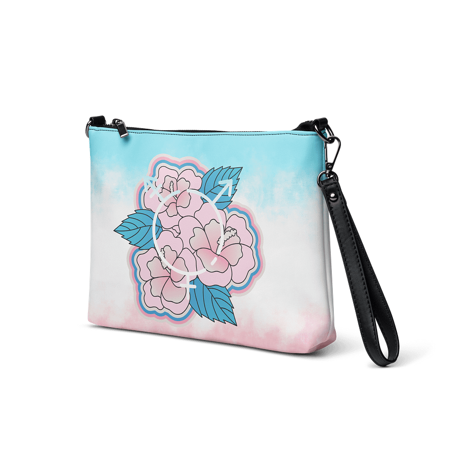 LGBTQIAP2S+ 2025, Trans Flower with Symbol, Crossbody Bag product image (2)