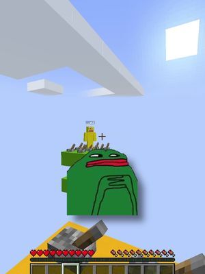 What the heck #Minecraft #minecraftmemes #cheappickle