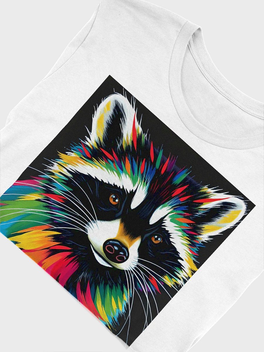 beautiful colorful raccoon, Ultimate Comfort Classic T-Shirt product image (5)