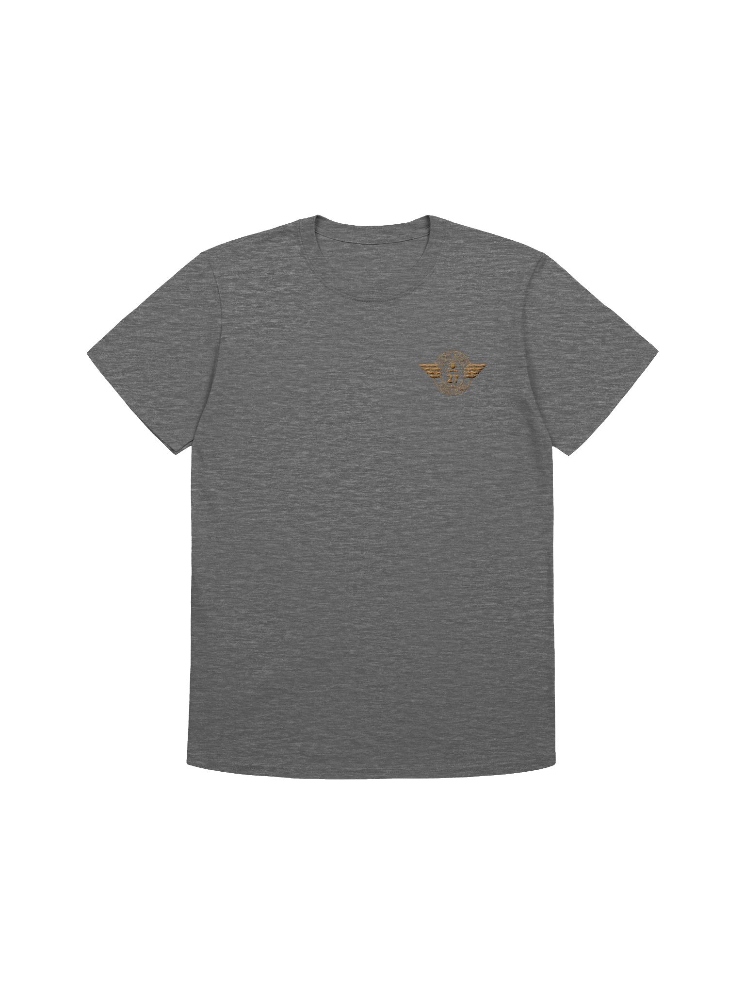 Left Seat Culture T-Shirt - Grey / Gold product image (1)
