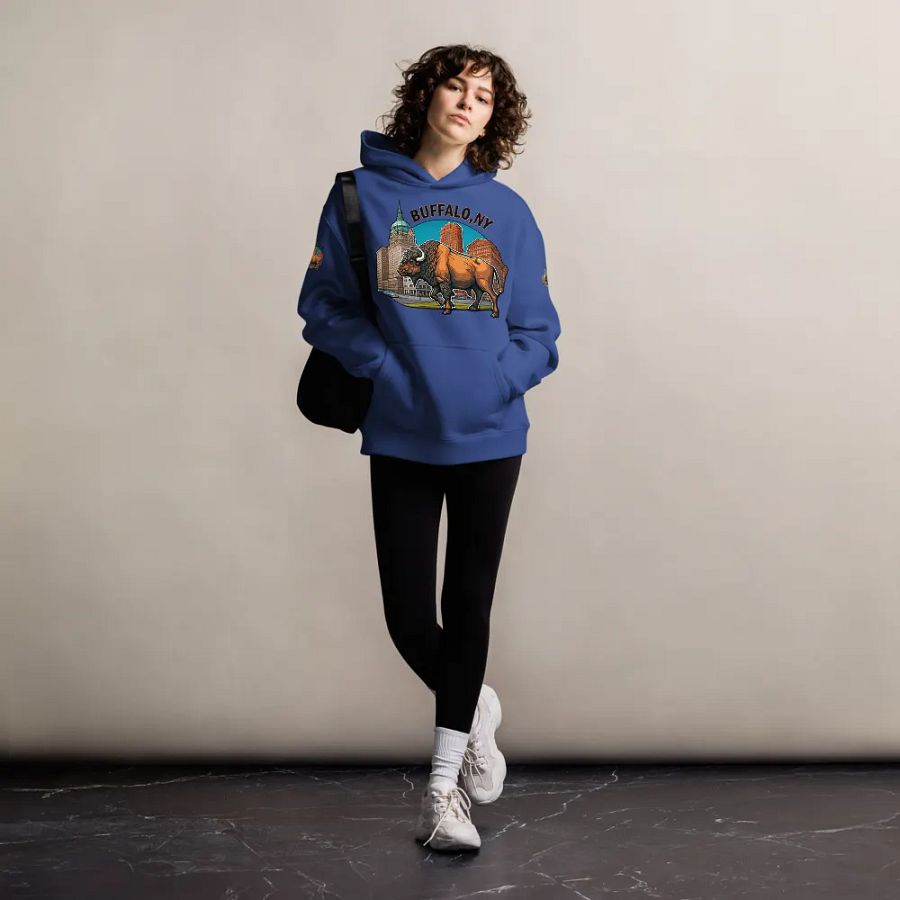 Bold Buffalo New York Oversized Hoodie product image (8)