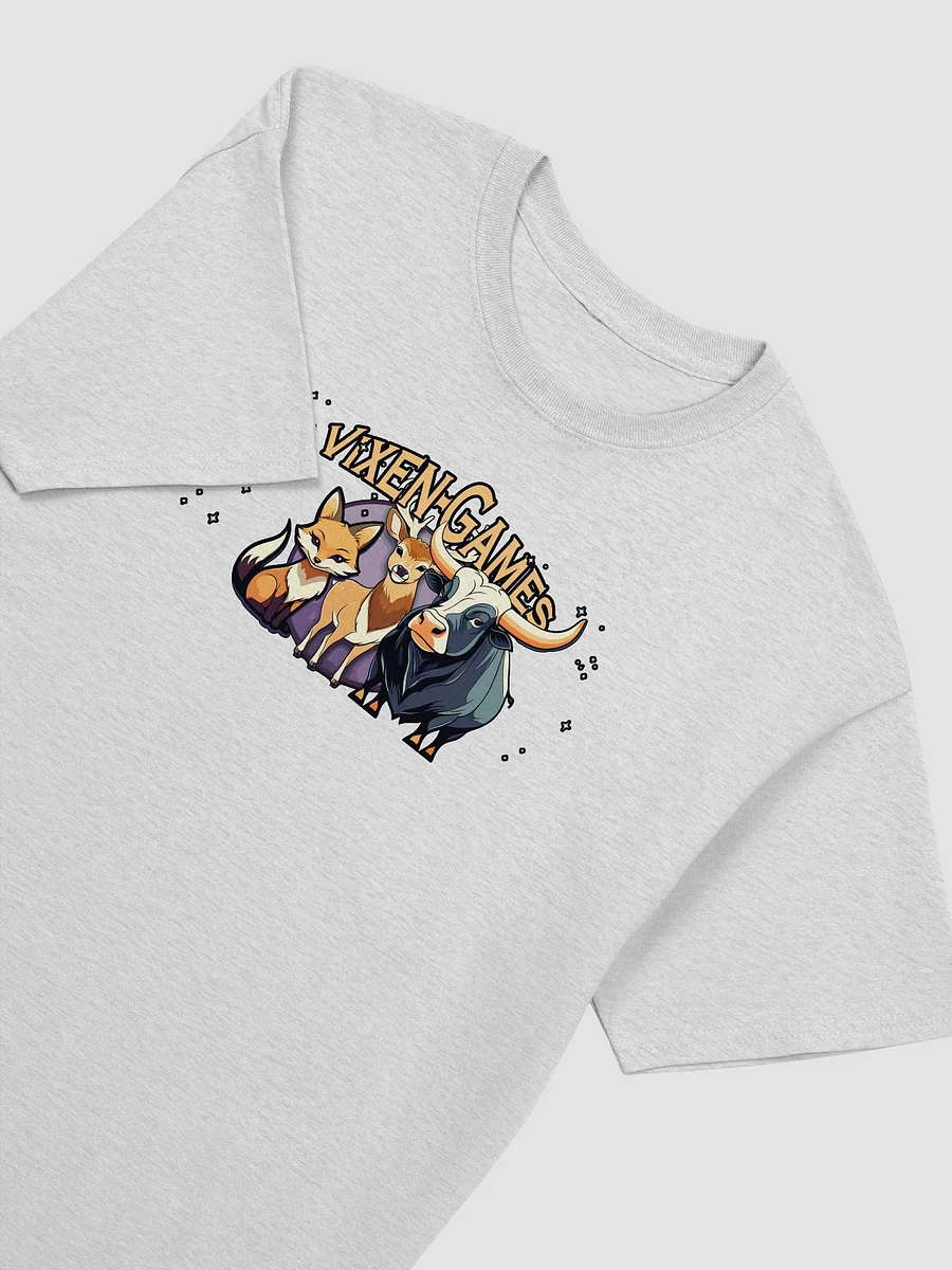 Basic heavyweight T-shirt Cute Vixen Stag and Bull Vixen Games shirt product image (36)