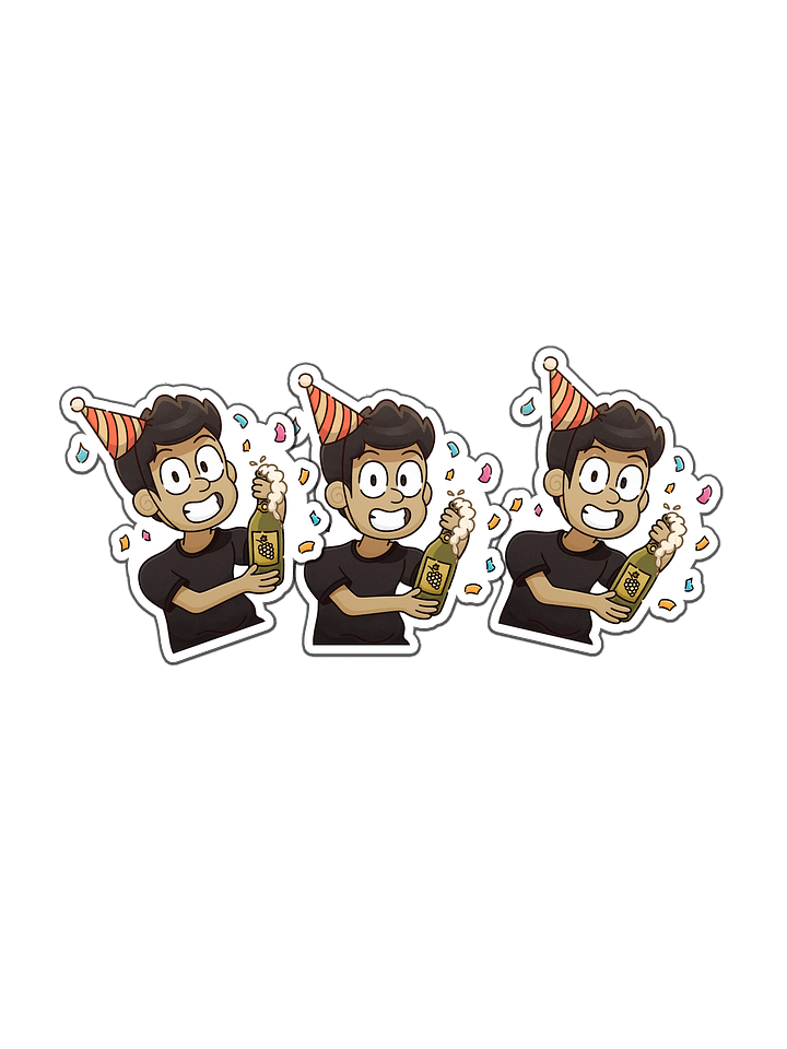 3x ReyGGTV Limited Edition 21st Birthday Sticker product image (1)