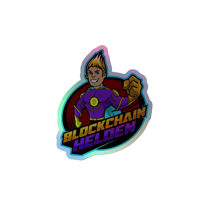 Blockchain Hero Holographic Sticker Pack product image (2)