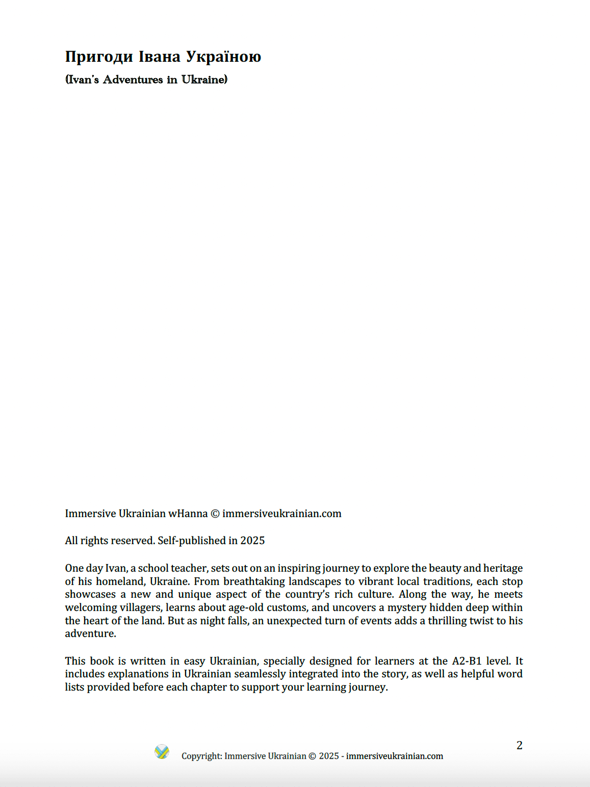 Learn Ukrainian Easy Immersive Story product image (2)