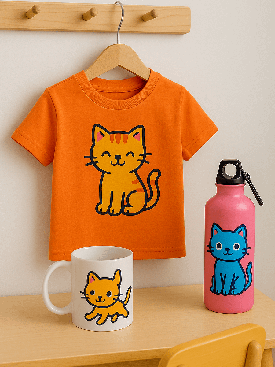 Playful Kittens Doodles – Vector Illustrator File for Creative Projects product image (11)
