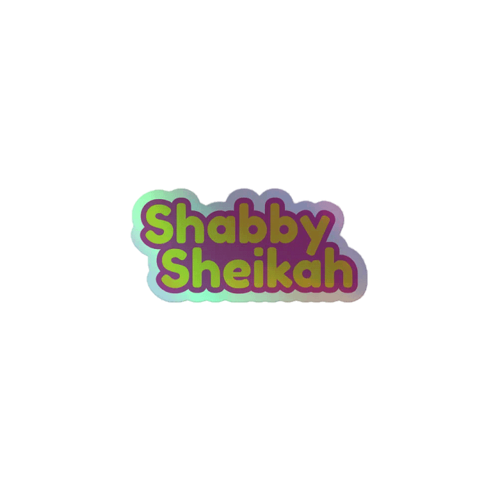 Shabby Holo Sticker product image (1)