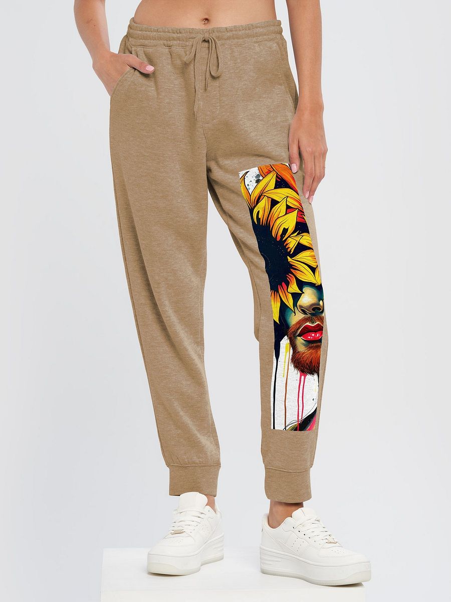 van gogh's Sunflower Dreams Fleece Joggers product image (6)